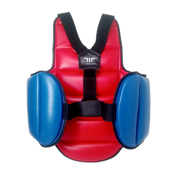 EZ-Fit Karate Weste rot/blau